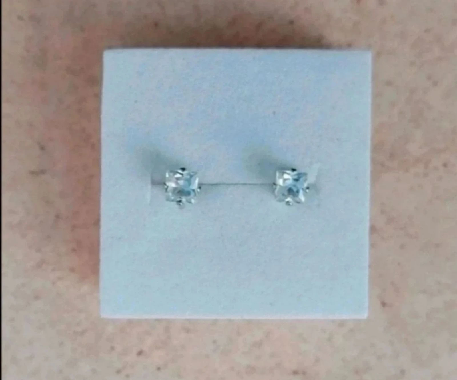 Pendientes cuadrados unisex de acero